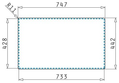 Мивка Pyramis Astris 2B