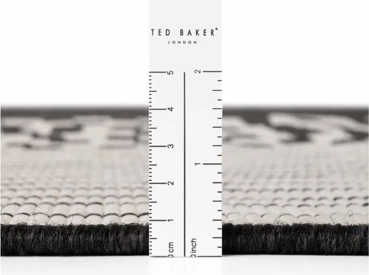 Черен/кремав килим за открито и закрито 160x230 cm Haringey Acacia – Ted Baker