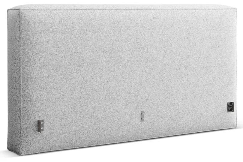 Светлосива тапицирана табла за легло 189x100 cm Olivia – Micadoni