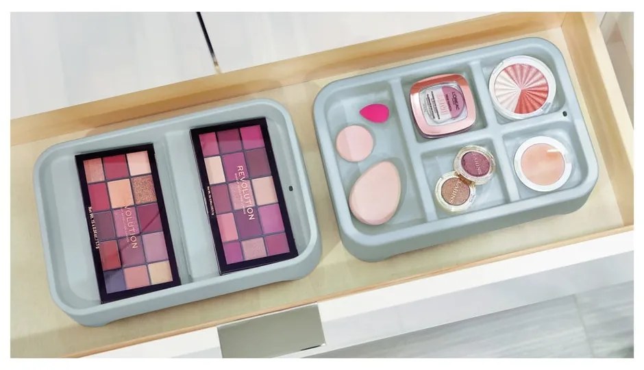 Сив органайзер за гримове Eco Bin, 28,12 x 19,23 cm - iDesign