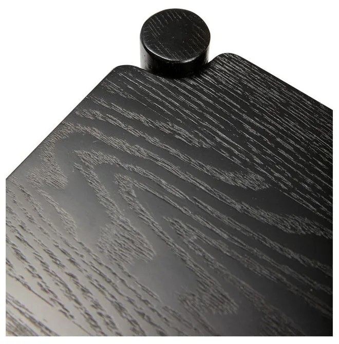 Маса за сервиране на колелца от масивен дъб 40x40 cm Norm – Hübsch