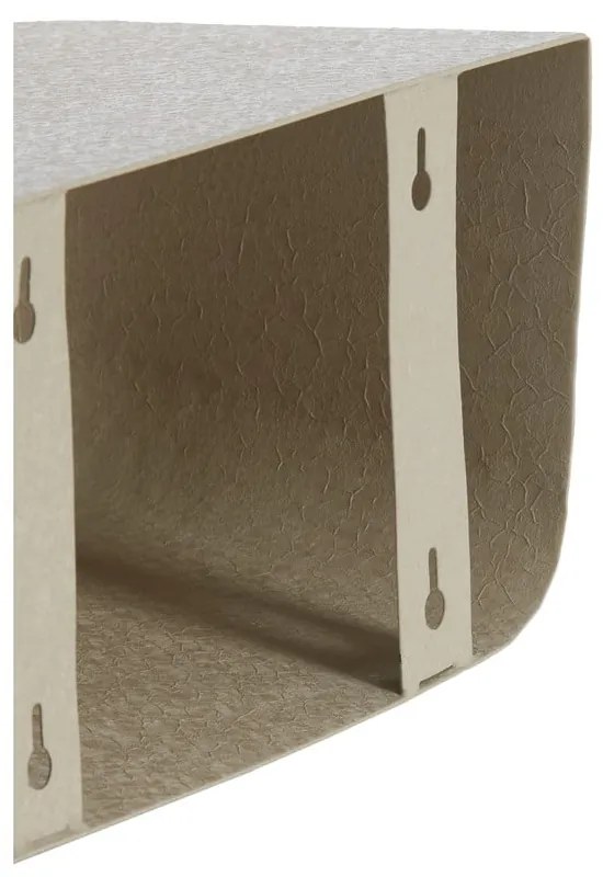 Сив метален стенен рафт 32,5 cm Adawa – Light &amp; Living