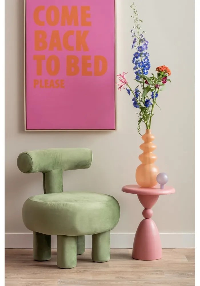 Метална кръгла странична масичка ø 34 cm Folly – Leitmotiv