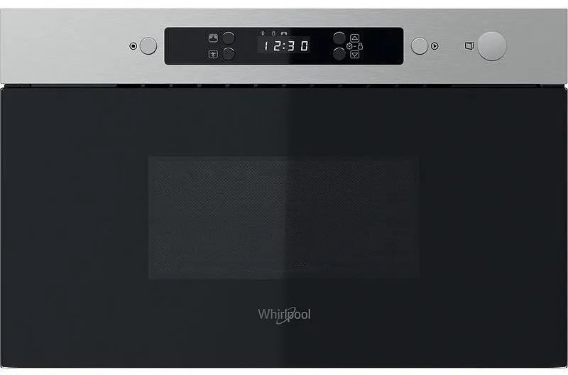 Микровълнова фурна за вграждане Whirlpool MBNA900X, 22 л, 750 W, Бързо размразяване, Осветление, Дигитален контрол, Сребрист