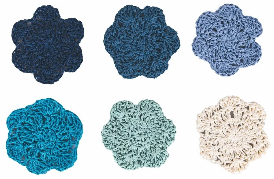 Хартиени подложки в комплект от 6 броя Uncinetto - Villa d'Este