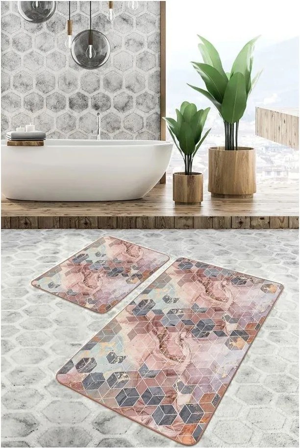 Кадифени килими за баня в комплект от 2 бр. 60x100 cm – Mila Home