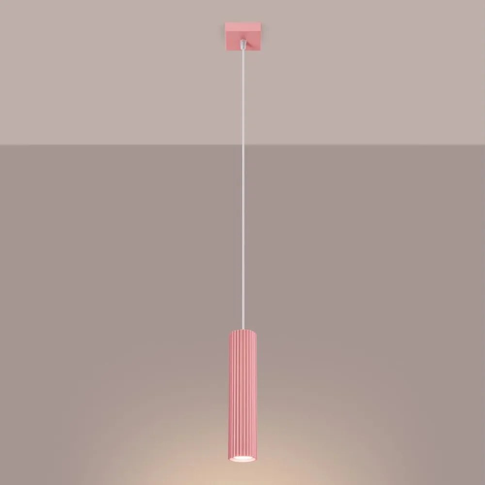 Brilagi - LED полилей на кабел CRESTO 1xGU10/10W/230V розов