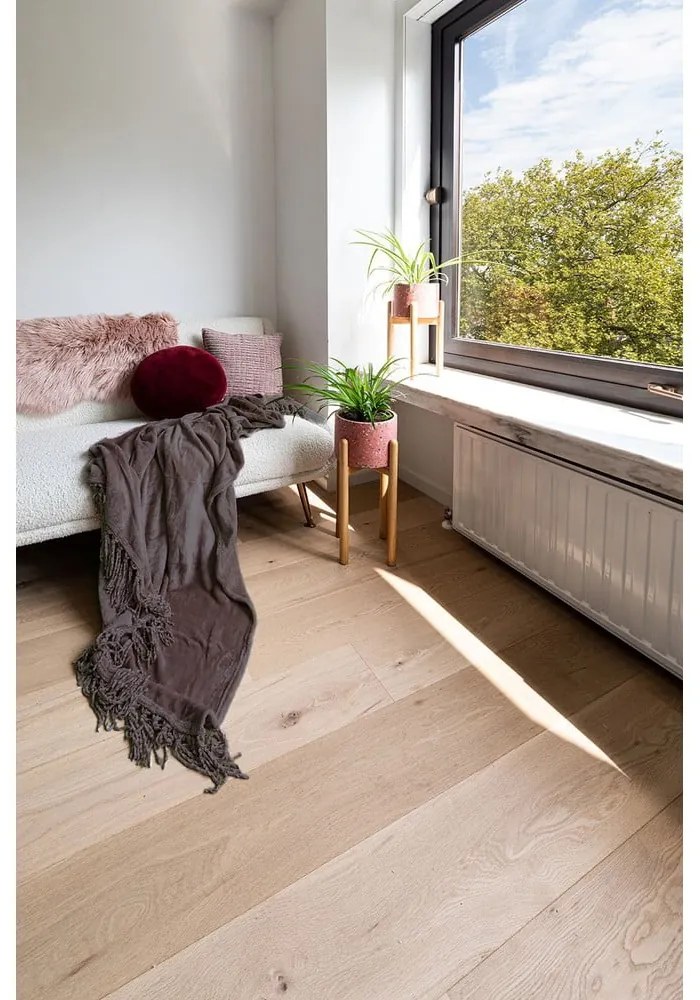 Тъмнокафяво каре Flanelo, 170 x 130 cm - Tiseco Home Studio