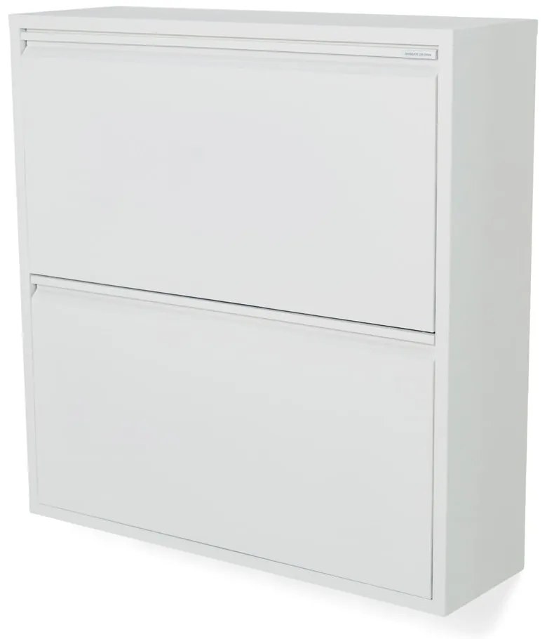 Бял метален шкаф за обувки Billy - Spinder Design