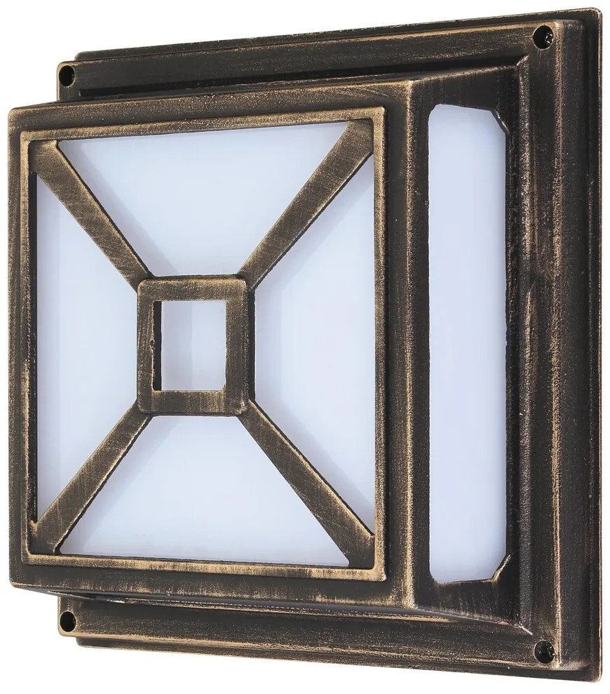 RABALUX Дариус 8190, градинска лампа, антично злато, E27, 2x60W, IP54 - 8190