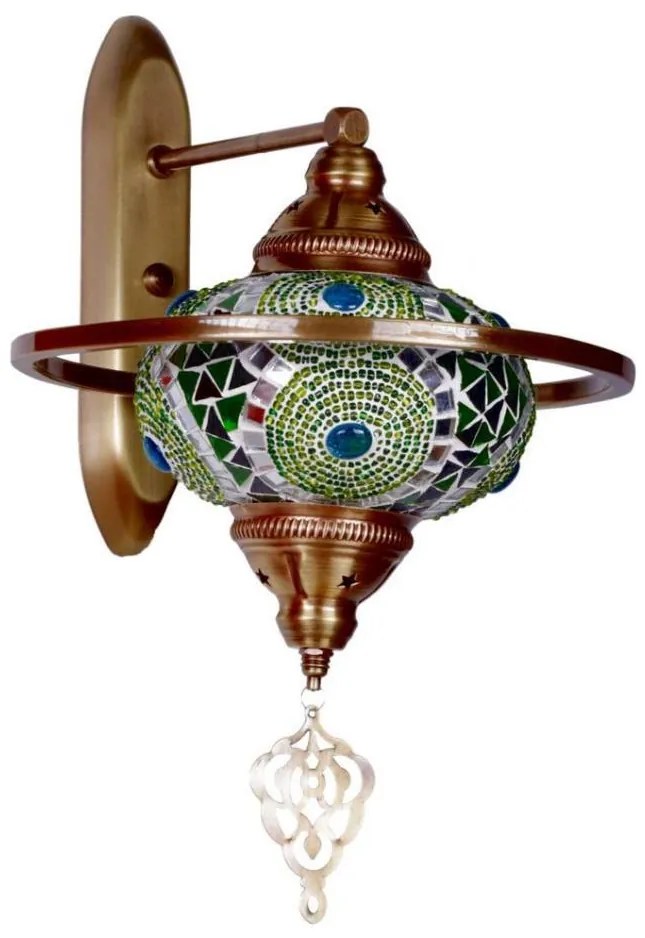 Аплик YENI 1xE27/40W/230V бронзов