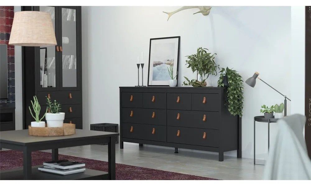 Черна маса за кафе 81x81 cm Madrid - Tvilum