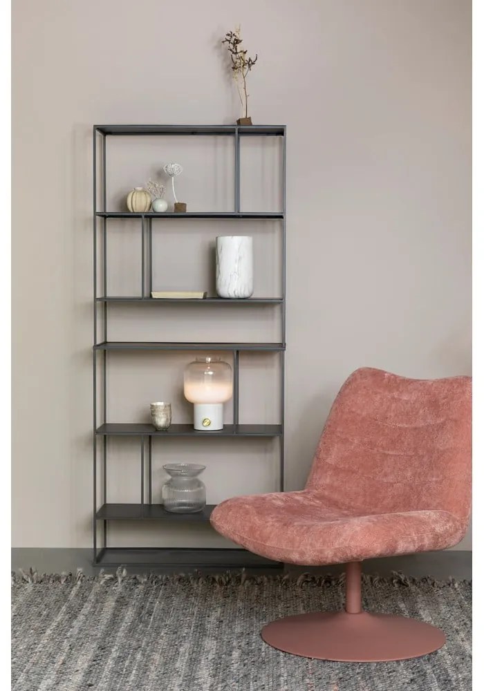 Кресло от розово кадифе Bubba - Zuiver