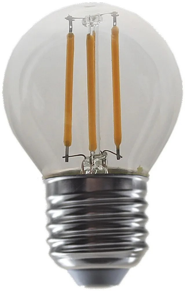 Филаментна LED крушка, E27 G45, 4W, 470lm, 4000K