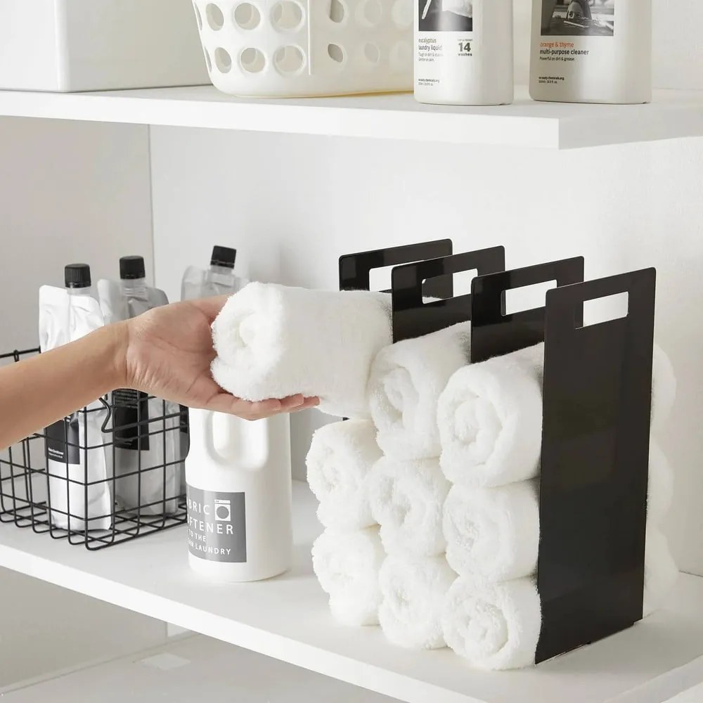 Черни метални стойки за кърпи 2 бр. Tower – YAMAZAKI