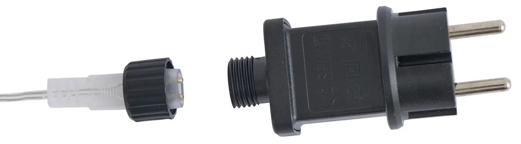 Коледна елха бяла с LED IP44 - Puno