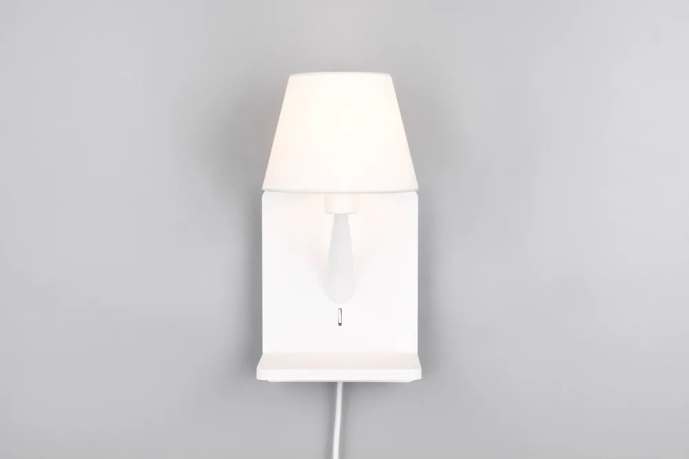 Бяла стенна лампа Comfort – Trio