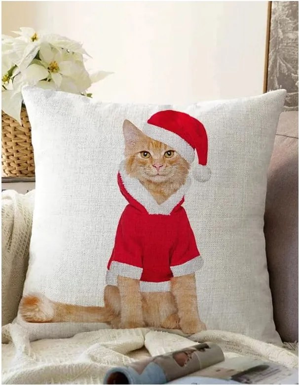 Калъфка за възглавница с коледен мотив 43x43 cm – Mila Home