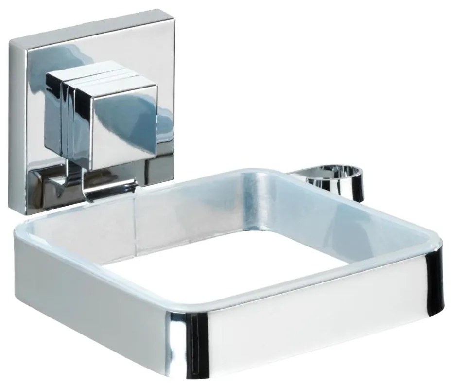 WENKO 22682100 -Държач за сешоар VACUUM-LOC QUADRO ED 13,5x14 cm сребрист/хром