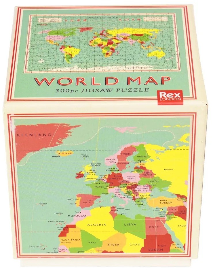 Детски пъзел World Map - Rex London