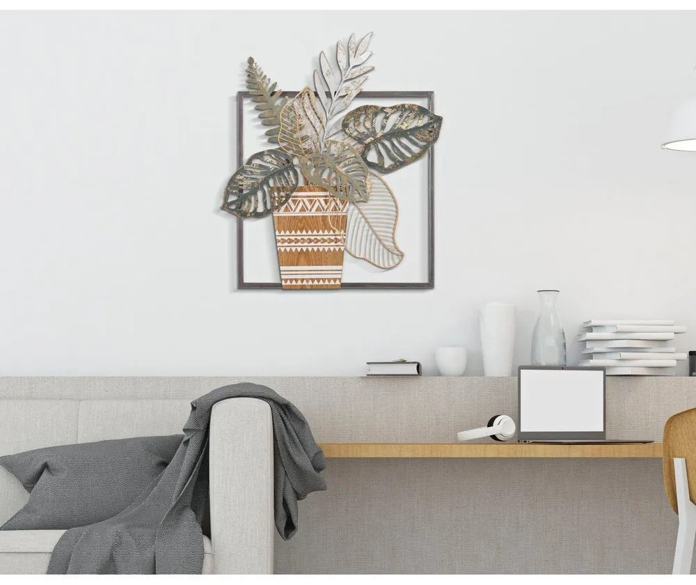 Метална декорация за стена 54x63 cm Vaso – Mauro Ferretti