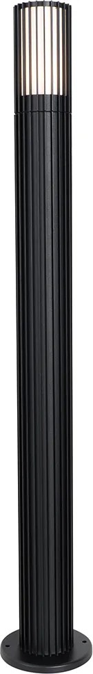 Умен външен стълб черен 80 см IP44 RGBW вкл. GU10 50mm - Boris