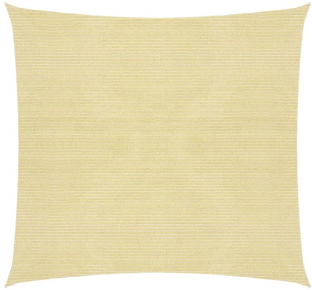 Платно-сенник, 160 г/м², бежово, 5x5 м, HDPE