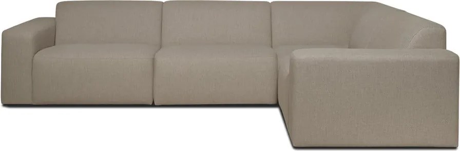 Бежов ъглов диван (десен ъгъл) Roxy - Scandic