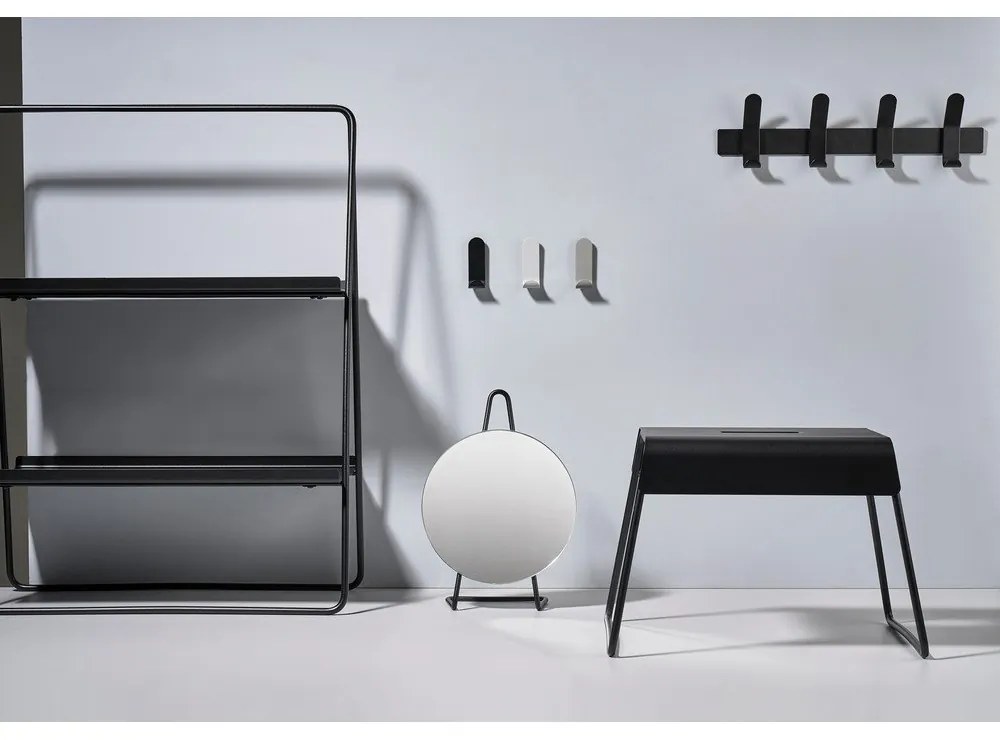 Мека сива стоманена стенна закачалка A-Rack - Zone