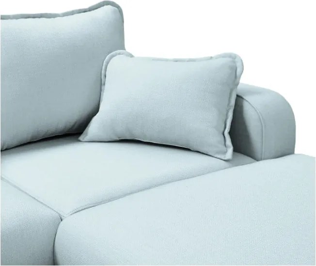 Светлосин ъглов диван (десен ъгъл) Beata - Ropez