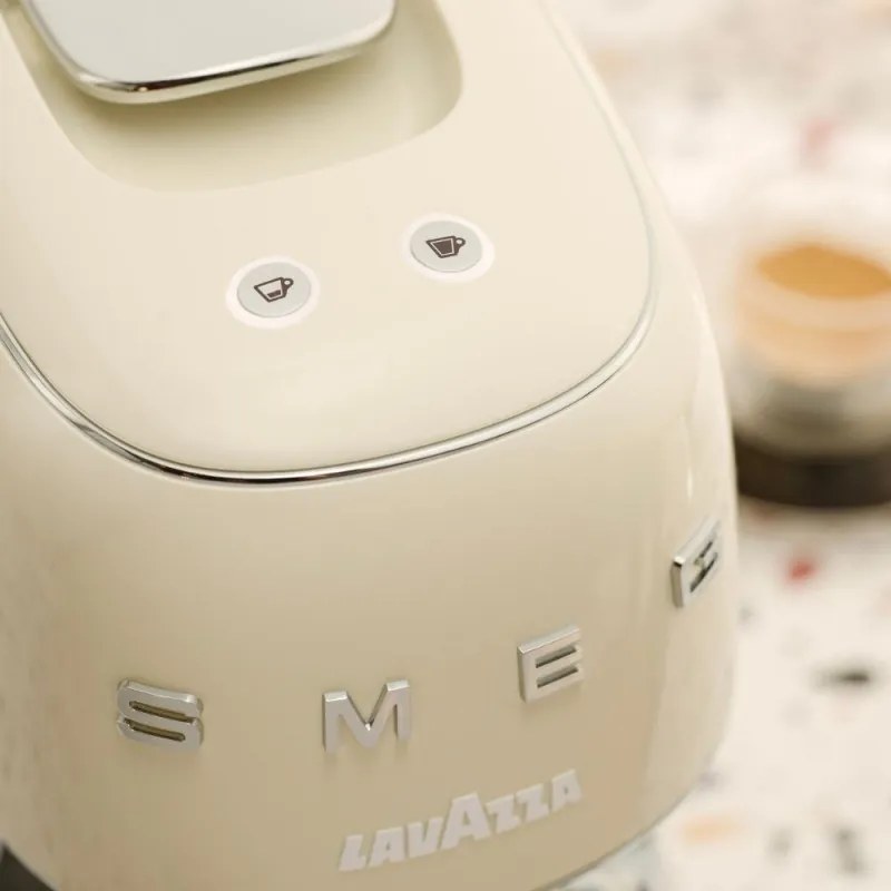 Еспресо машина за капсули SMEG Lavazza A Modo Mio LM200, 1250 W, 10 bar, 0.9 л, Бързо загряване, Крема