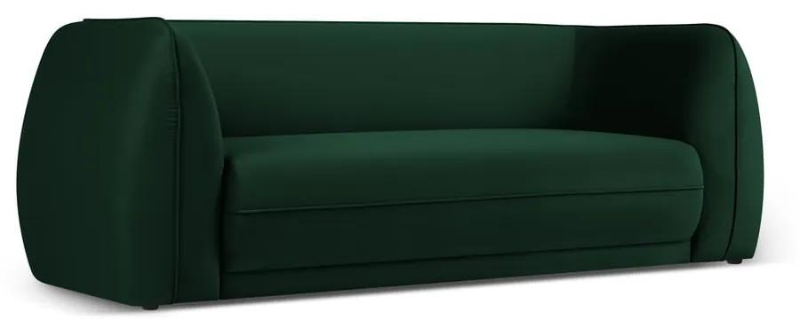 Зелен кадифен диван 225 cm Lando - Micadoni Home