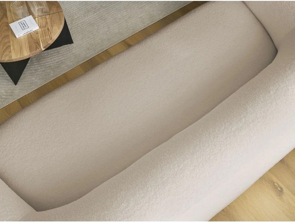 Бежов диван от прежда с примки от букле 193 cm Elina – Bobochic Paris