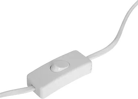 Настолна лампа atmosphera Tobie, Mетал, Бял, 33 cm