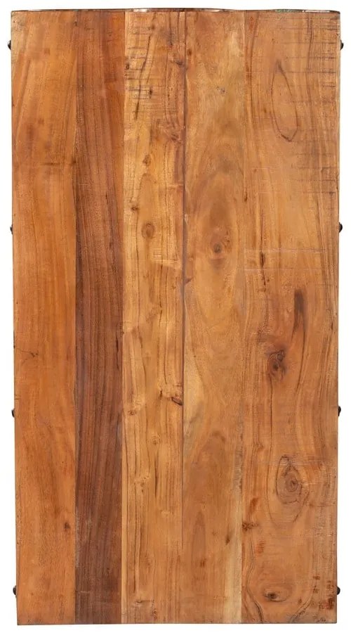 Шкаф за вино от рециклирано дърво за 8 броя бутилки в естествен цвят 60x115 cm Kaveri – Interia Home &amp; Living