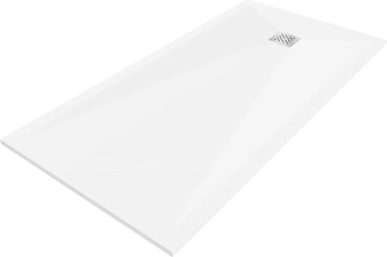 Mexen Stone+ правоъгълен композитен поддушов коритo 200 x 90 см, бял - 44109020