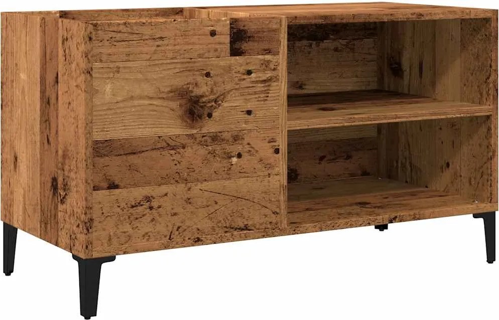 857165 vidaXL Шкаф за грамофонни плочи, 84,5x38x48 см, инженерно дърво