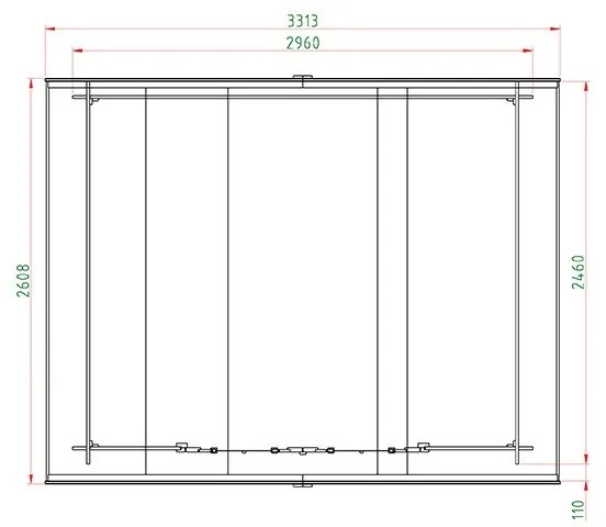 Градинарско съхранение Leila 7.5m2