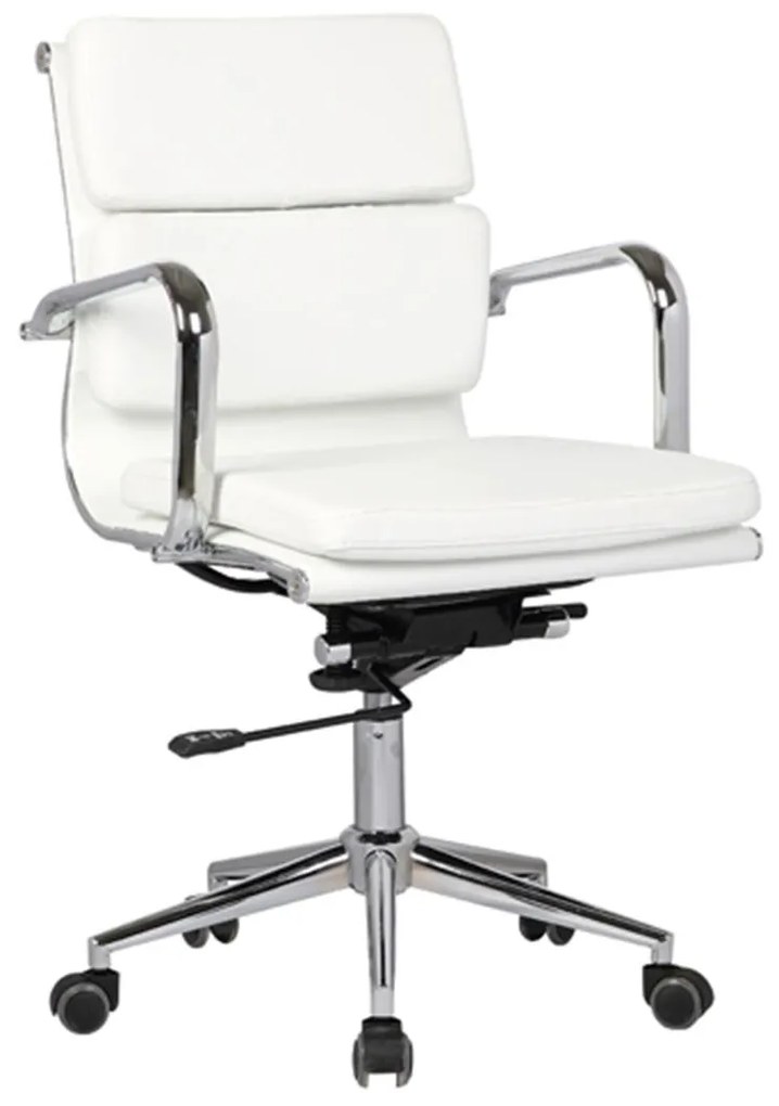 BF4801 Low Back Armchair White Pu