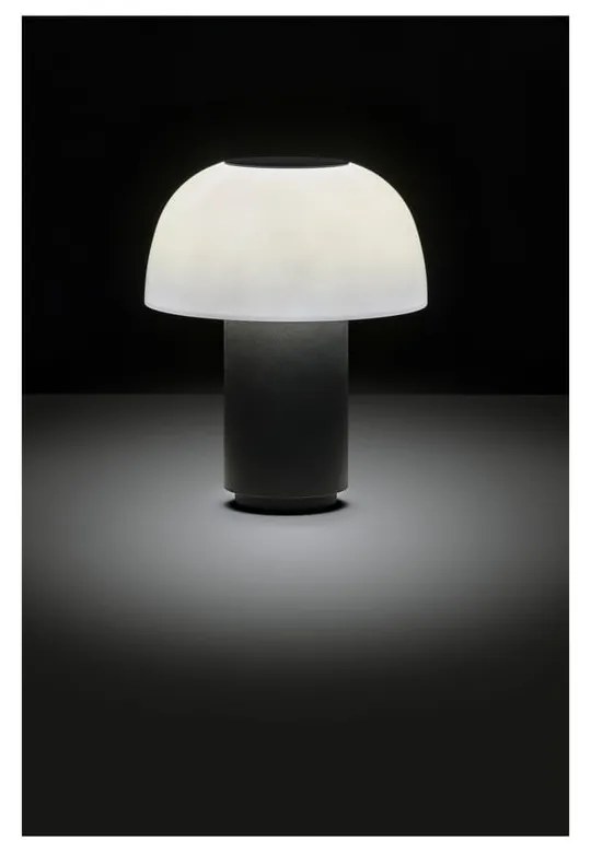 Черна алуминиева LED затъмняваща се настолна лампа (височина 22 cm) Harvest – Zone