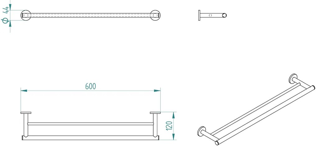 Рафт Medi-Length 40 cm-Leuko - Mat