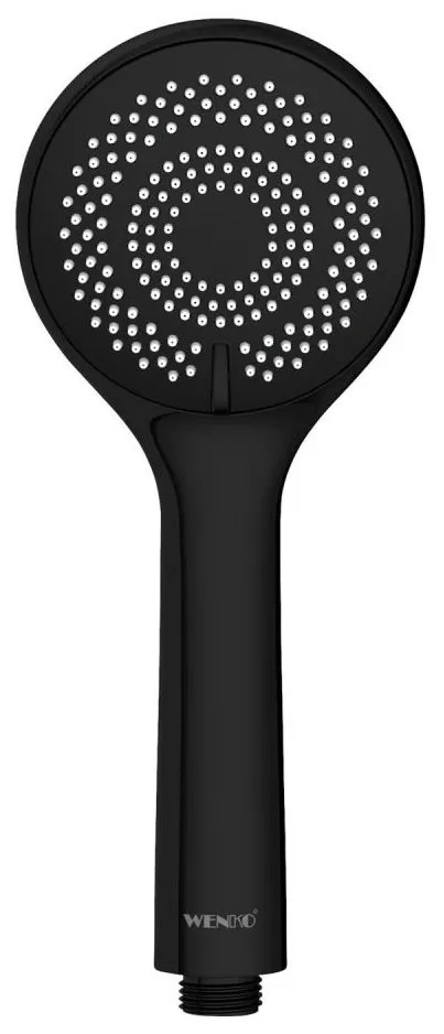 WENKO 24923100 - Душова глава WATERSAVING SYSTEM 9,5x9,5 см, черна