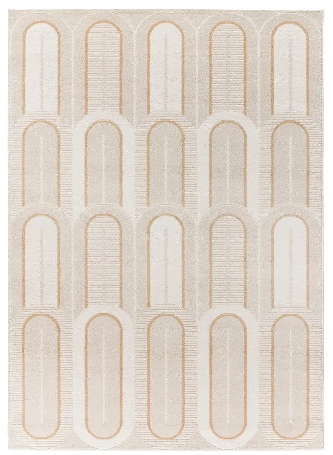 Кремав килим 160x230 cm Flora – Universal