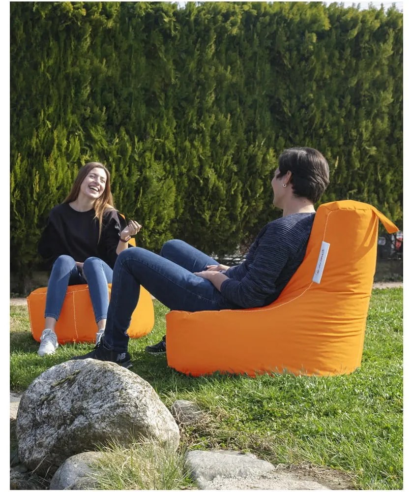 Оранжев пуф EVA Sport - Floriane Garden