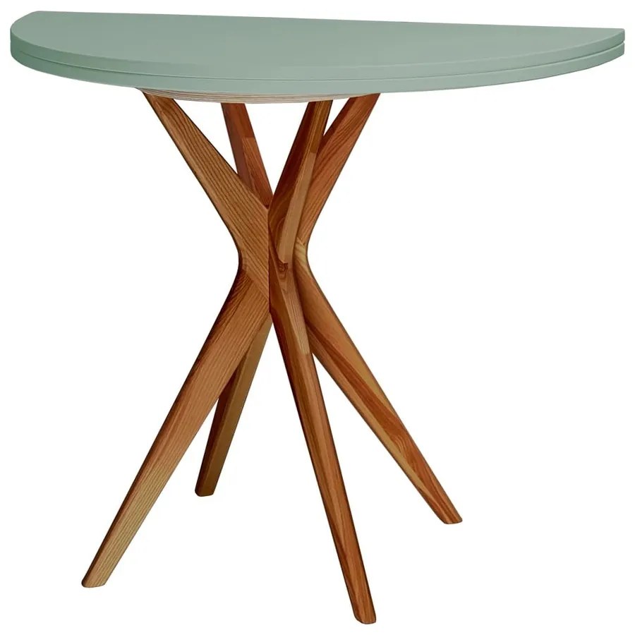 Кръгла сгъваема трапезна маса 45x90 cm Jubi – Ragaba