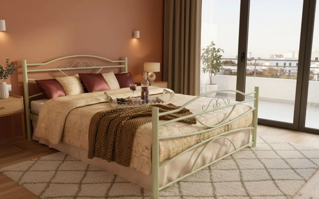 Легло Ramon-150x200-Ecru-Με ποδαρικό