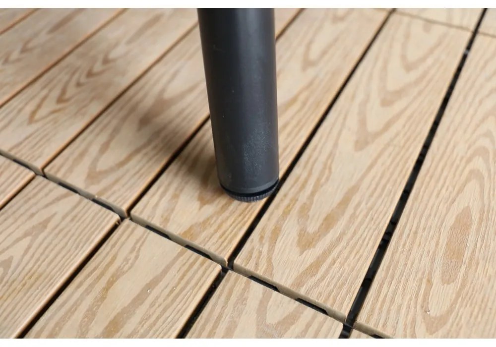 Сиво метално градинско кресло Edinburgh Duo – Rojaplast