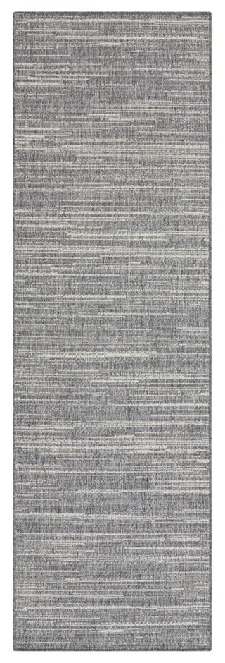 Сив външен килим с протектор 250x80 cm Gemini - Elle Decoration