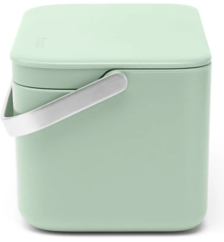Контейнер за компостируеми отпадъци в цвят мента 1,8 l SinkSide – Brabantia