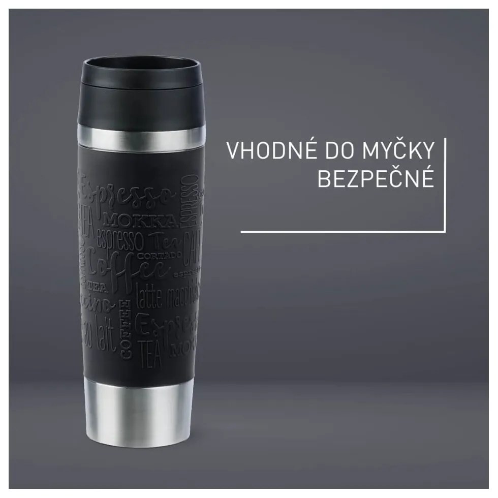 Черна чаша за път 500 ml – Tefal